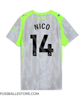Günstige Manchester City Nico Gonzalez #14 3rd trikot Damen 2025-26 Kurzarm